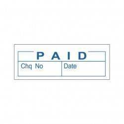 Paid Stock Stamp OS-3, 38x14mm